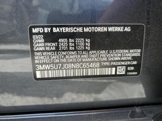 Photo 12 VIN: 3MW5U7J08N8C65468 - BMW M340I 