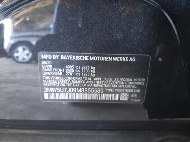 Photo 9 VIN: 3MW5U7J09M8B55589 - BMW 3 SERIES 