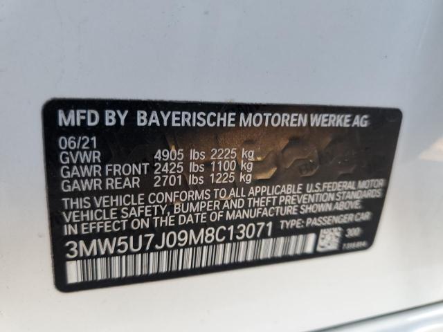 Photo 11 VIN: 3MW5U7J09M8C13071 - BMW 3 SERIES 