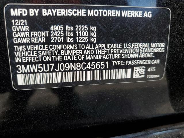 Photo 11 VIN: 3MW5U7J09N8C45651 - BMW M3 