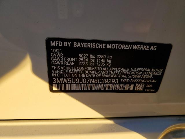 Photo 11 VIN: 3MW5U9J07N8C39293 - BMW M3 