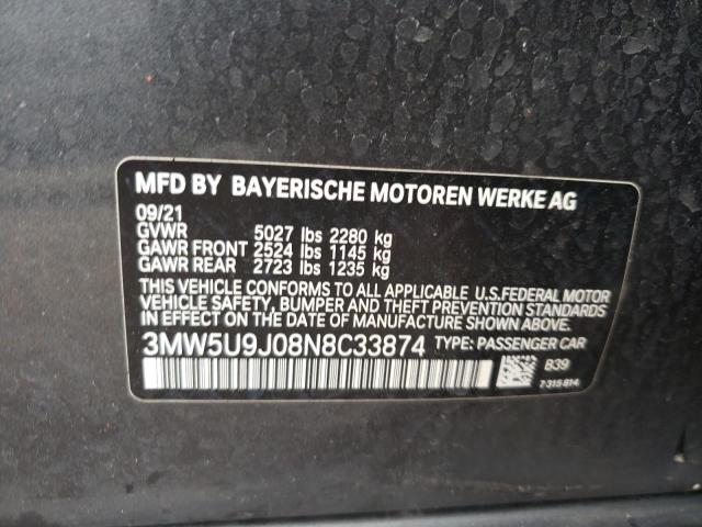 Photo 11 VIN: 3MW5U9J08N8C33874 - BMW M3 