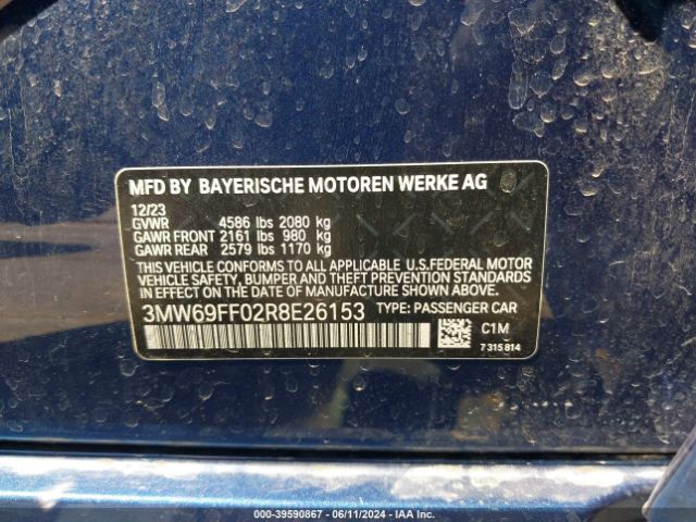 Photo 8 VIN: 3MW69FF02R8E26153 - BMW 330I 