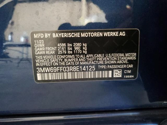 Photo 11 VIN: 3MW69FF03R8E14125 - BMW 330I 