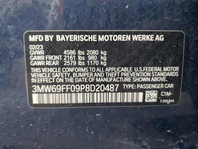 Photo 11 VIN: 3MW69FF09P8D20487 - BMW 3 SERIES 