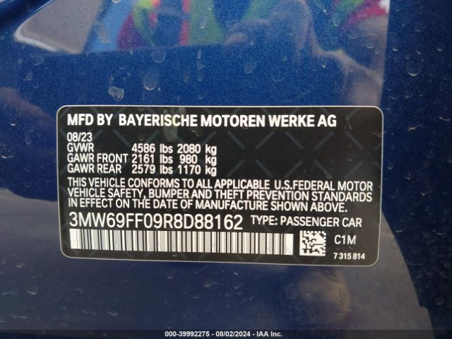 Photo 8 VIN: 3MW69FF09R8D88162 - BMW 330I 