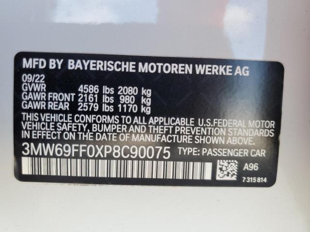 Photo 11 VIN: 3MW69FF0XP8C90075 - BMW 3 SERIES 