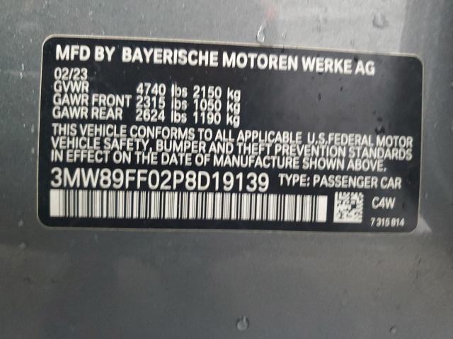 Photo 11 VIN: 3MW89FF02P8D19139 - BMW 3 SERIES 