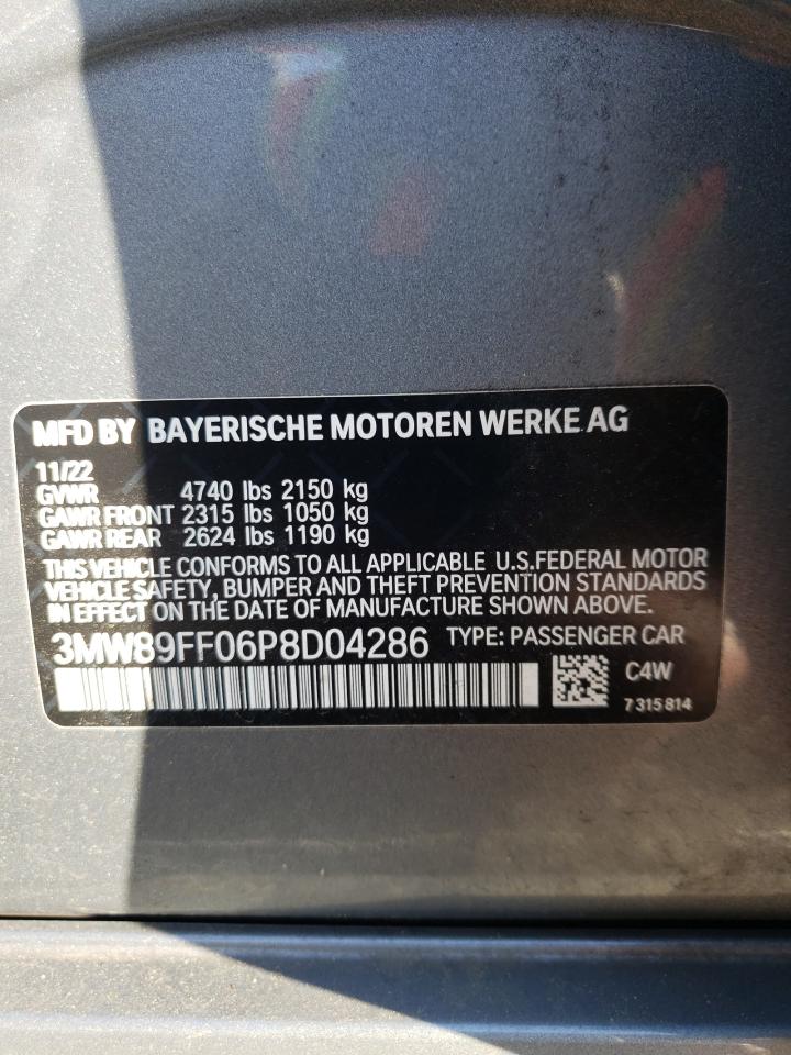 Photo 12 VIN: 3MW89FF06P8D04286 - BMW 3ER 