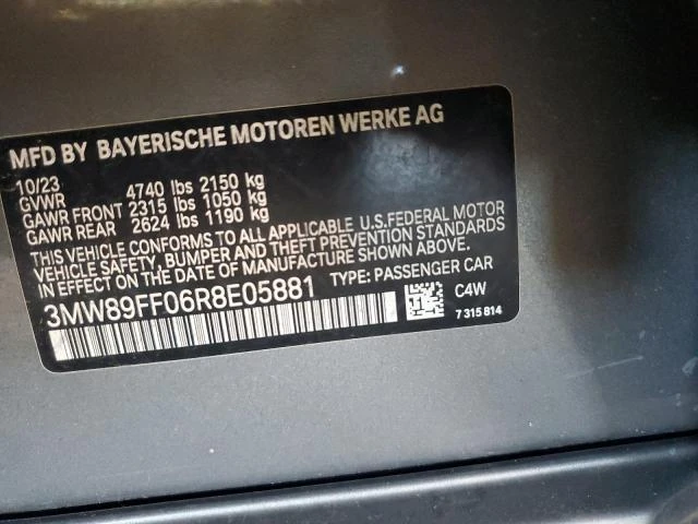 Photo 11 VIN: 3MW89FF06R8E05881 - BMW 330XI 