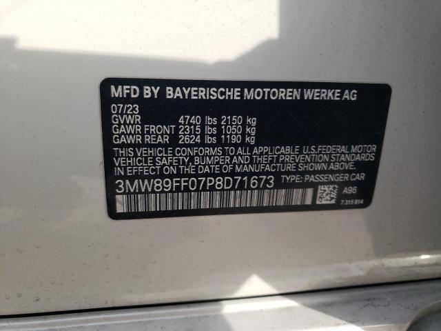 Photo 11 VIN: 3MW89FF07P8D71673 - BMW 3 SERIES 