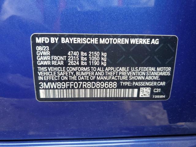 Photo 11 VIN: 3MW89FF07R8D89688 - BMW 330XI 