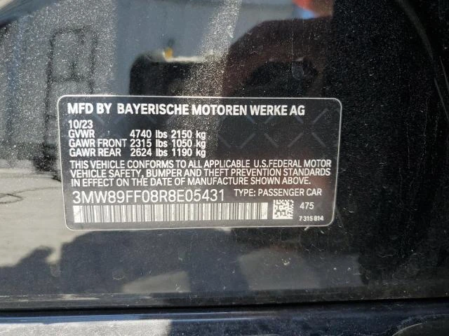 Photo 11 VIN: 3MW89FF08R8E05431 - BMW 330XI 