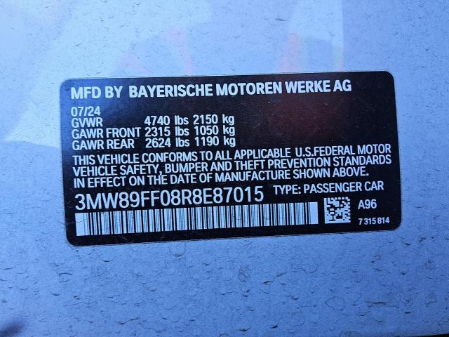 Photo 10 VIN: 3MW89FF08R8E87015 - BMW 330XI 