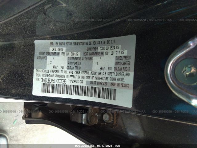 Photo 8 VIN: 3MYDLBJV6LY707095 - TOYOTA YARIS HATCHBACK 