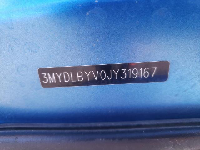 Photo 11 VIN: 3MYDLBYV0JY319167 - TOYOTA YARIS 