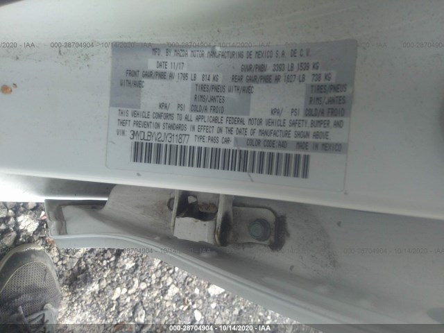 Photo 8 VIN: 3MYDLBYV2JY311877 - TOYOTA YARIS IA 