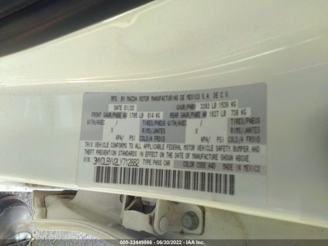 Photo 8 VIN: 3MYDLBYV2LY712882 - TOYOTA YARIS SEDAN 