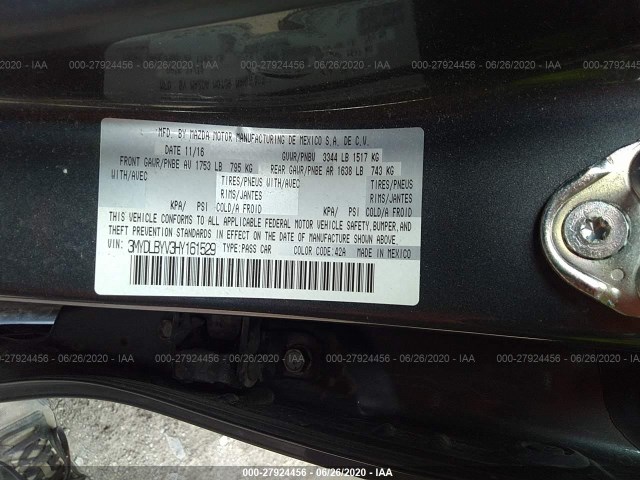 Photo 8 VIN: 3MYDLBYV3HY161529 - TOYOTA YARIS IA 