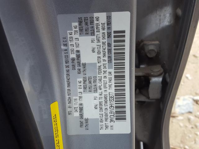 Photo 9 VIN: 3MYDLBYV3HY163877 - TOYOTA YARIS IA 