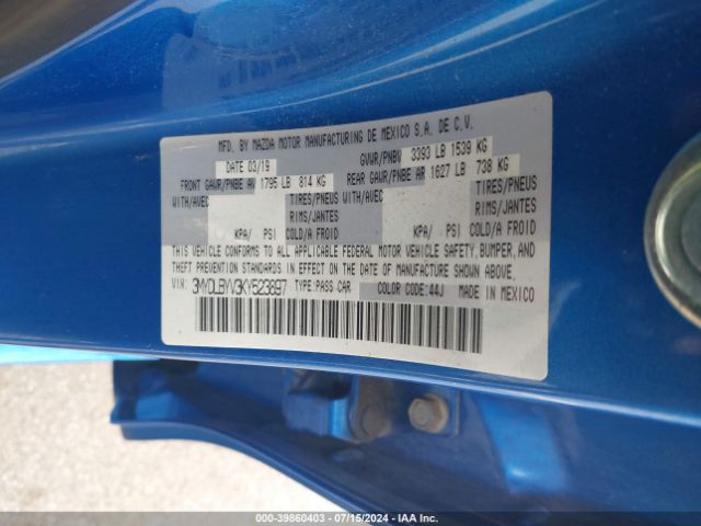 Photo 8 VIN: 3MYDLBYV3KY523897 - TOYOTA YARIS 