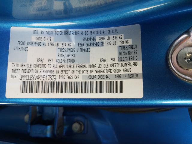 Photo 9 VIN: 3MYDLBYV4KY517879 - TOYOTA YARIS L 