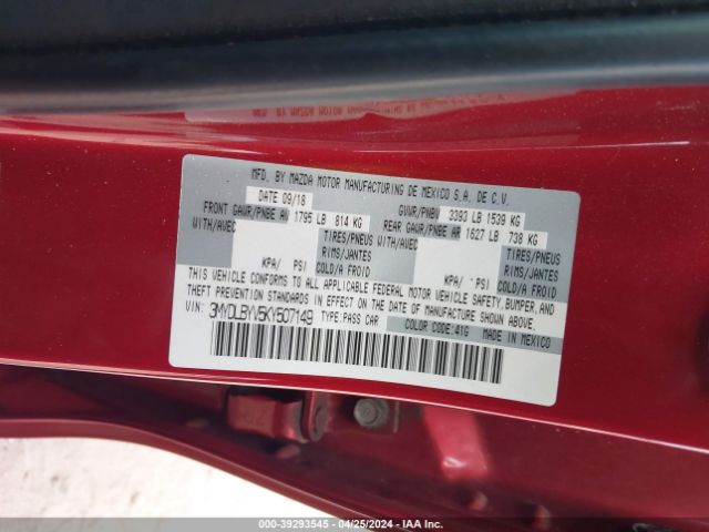 Photo 8 VIN: 3MYDLBYV5KY507149 - TOYOTA YARIS 