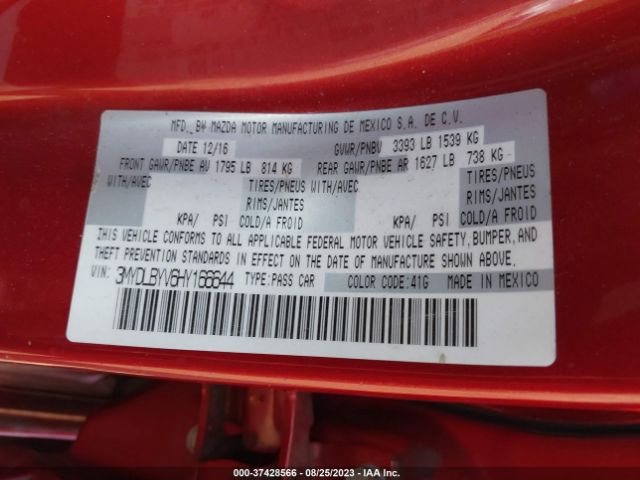 Photo 8 VIN: 3MYDLBYV6HY166644 - TOYOTA YARIS IA 