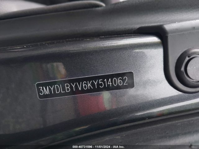 Photo 8 VIN: 3MYDLBYV6KY514062 - TOYOTA YARIS 