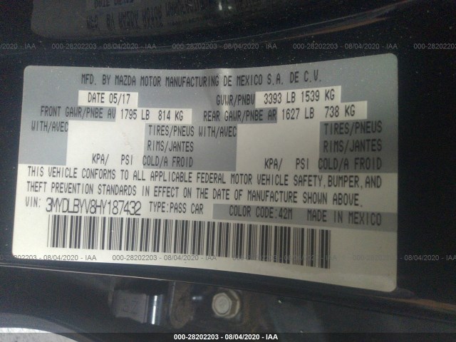 Photo 8 VIN: 3MYDLBYV8HY187432 - TOYOTA YARIS IA 