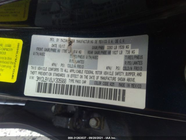 Photo 8 VIN: 3MYDLBYV8JY306988 - TOYOTA YARIS IA 