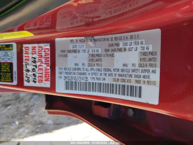 Photo 8 VIN: 3MYDLBYV8JY314105 - TOYOTA YARIS IA 