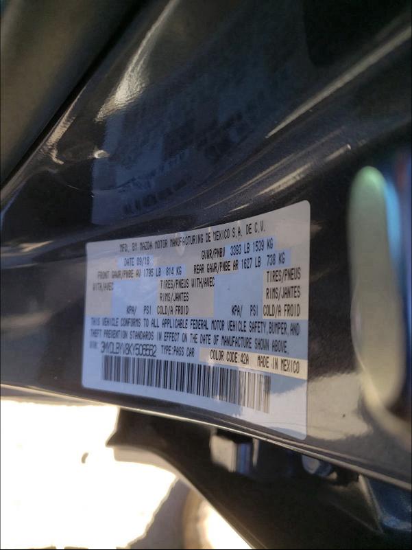 Photo 9 VIN: 3MYDLBYV8KY506562 - TOYOTA YARIS L 