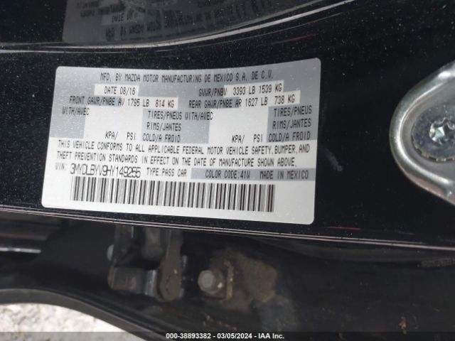 Photo 8 VIN: 3MYDLBYV9HY149255 - TOYOTA YARIS IA 