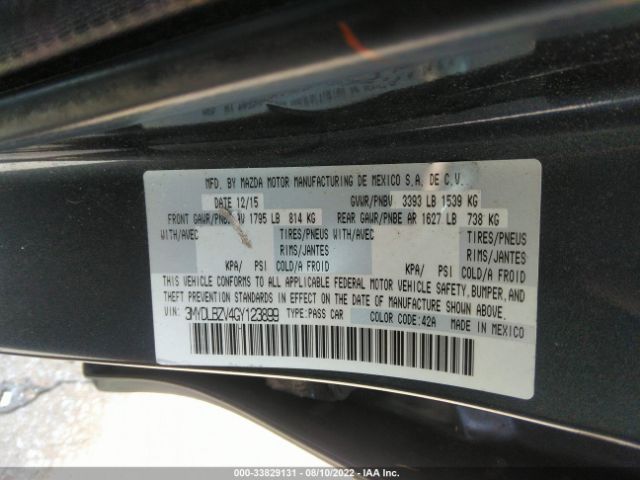 Photo 8 VIN: 3MYDLBZV4GY123899 - SCION IA 