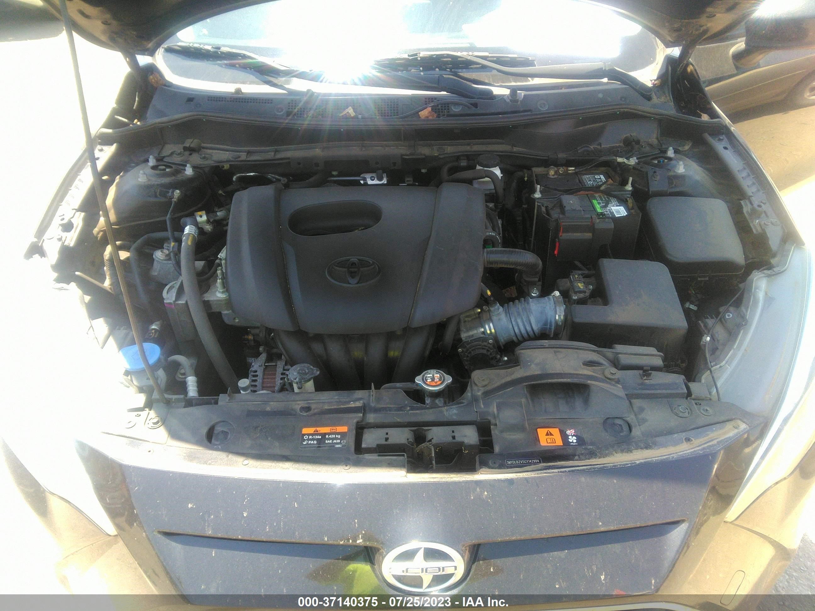 Photo 9 VIN: 3MYDLBZV5GY142994 - SCION IA 