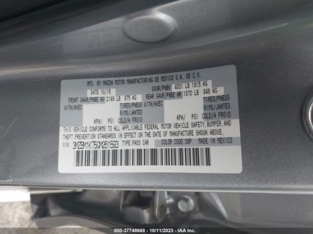 Photo 8 VIN: 3MZBM1K75GM261593 - MAZDA MAZDA3 