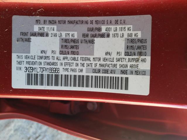 Photo 11 VIN: 3MZBM1L70FM166968 - MAZDA 3 TOURING 