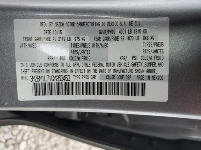 Photo 11 VIN: 3MZBM1L71GM263453 - MAZDA 3 TOURING 