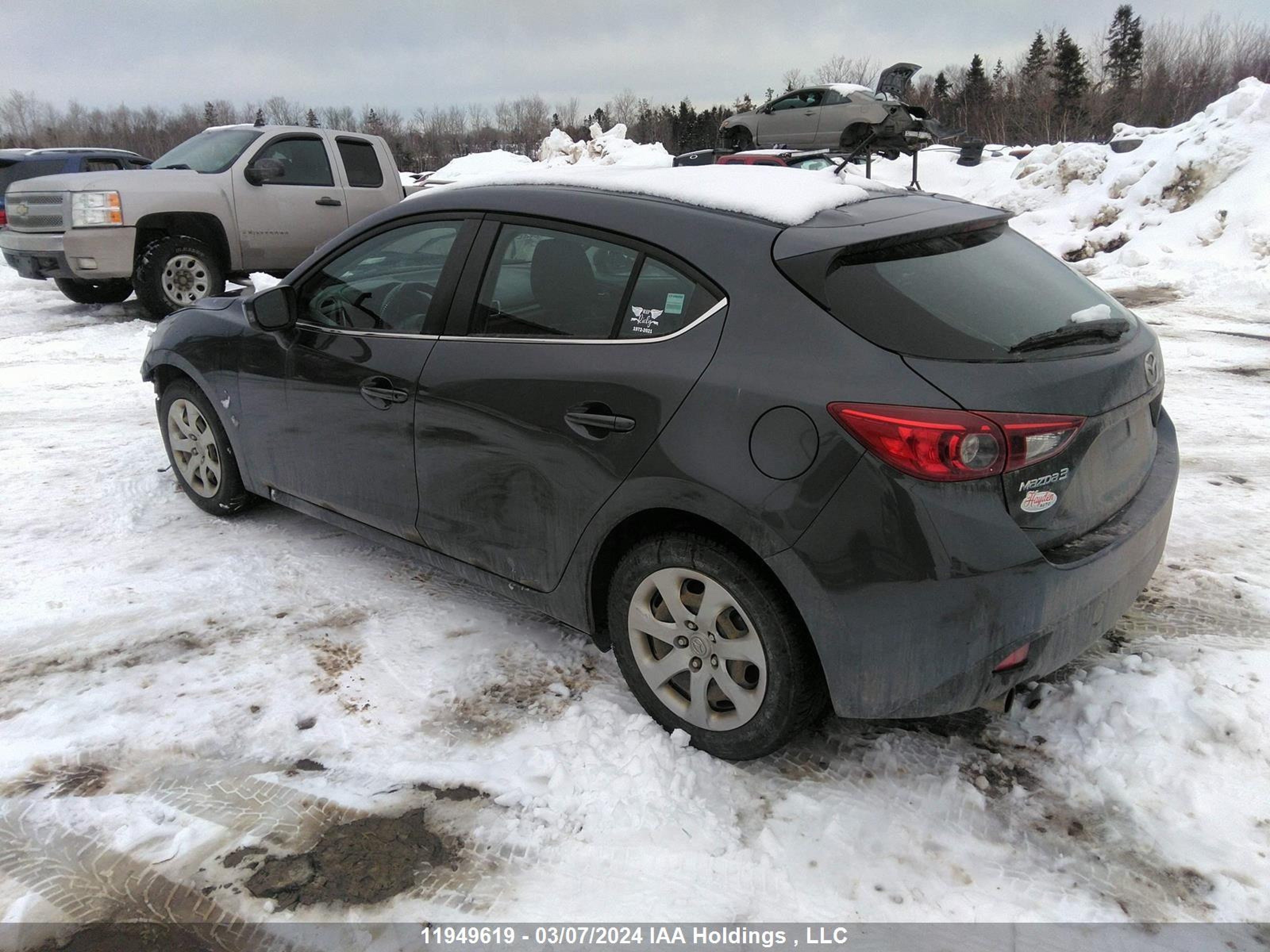 Photo 2 VIN: 3MZBM1L74EM120333 - MAZDA 3 