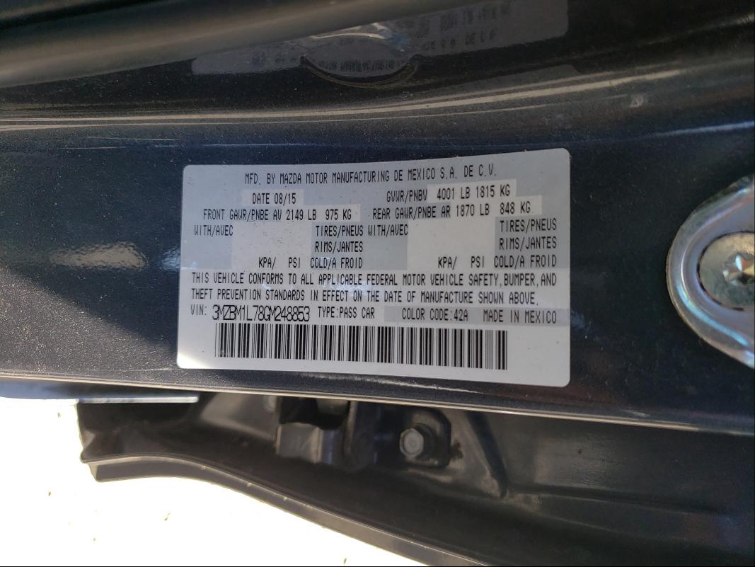 Photo 9 VIN: 3MZBM1L78GM248853 - MAZDA 3 