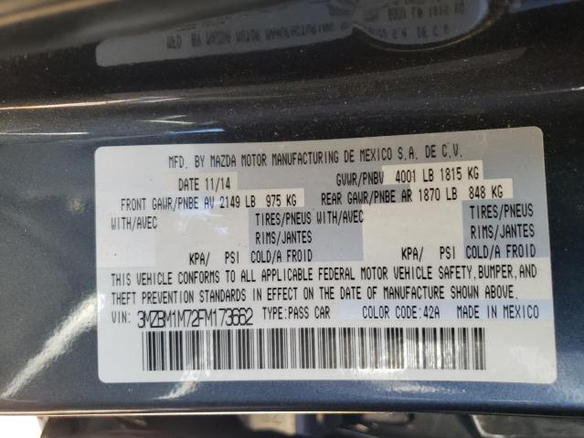 Photo 12 VIN: 3MZBM1M72FM173662 - MAZDA 3 GRAND TO 