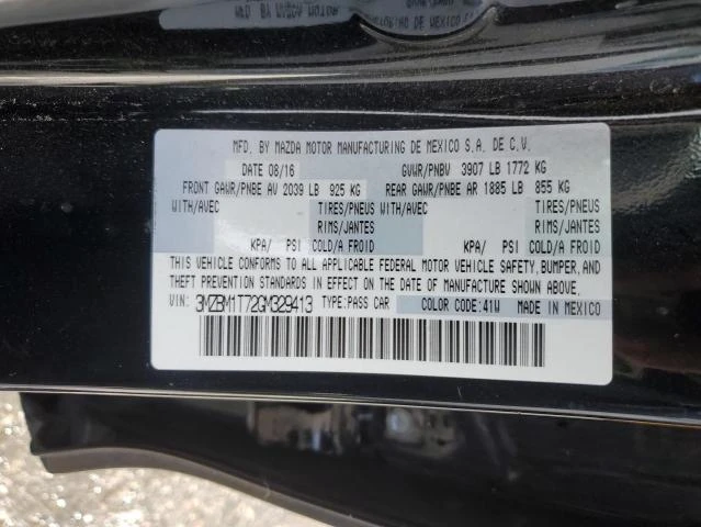 Photo 11 VIN: 3MZBM1T72GM329413 - MAZDA 3 SPORT 