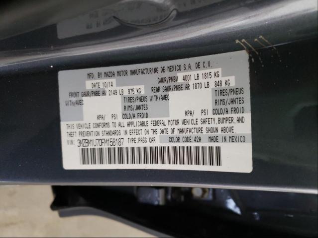 Photo 9 VIN: 3MZBM1U70FM158187 - MAZDA 3 SPORT 