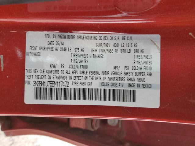 Photo 11 VIN: 3MZBM1U75EM117472 - MAZDA 3 