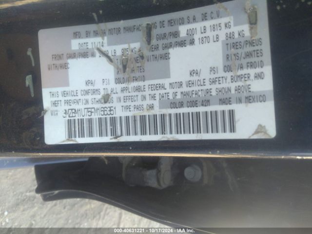 Photo 8 VIN: 3MZBM1U75FM166351 - MAZDA MAZDA3 