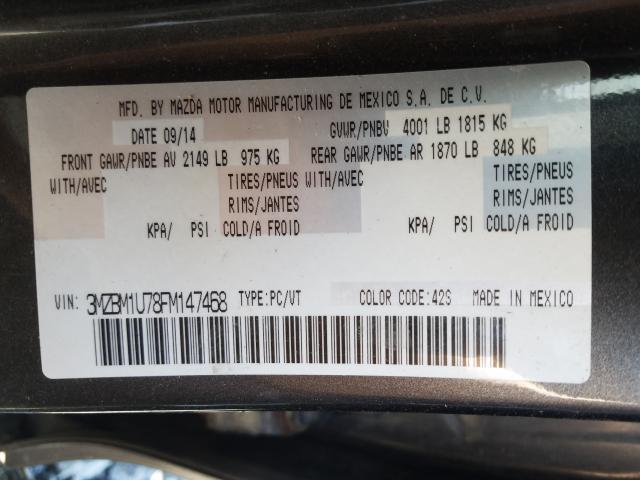 Photo 9 VIN: 3MZBM1U78FM147468 - MAZDA 3 SPORT 