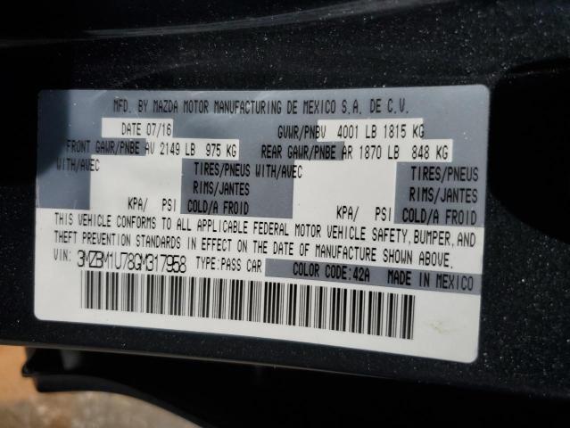 Photo 12 VIN: 3MZBM1U78GM317958 - MAZDA 3 SPORT 