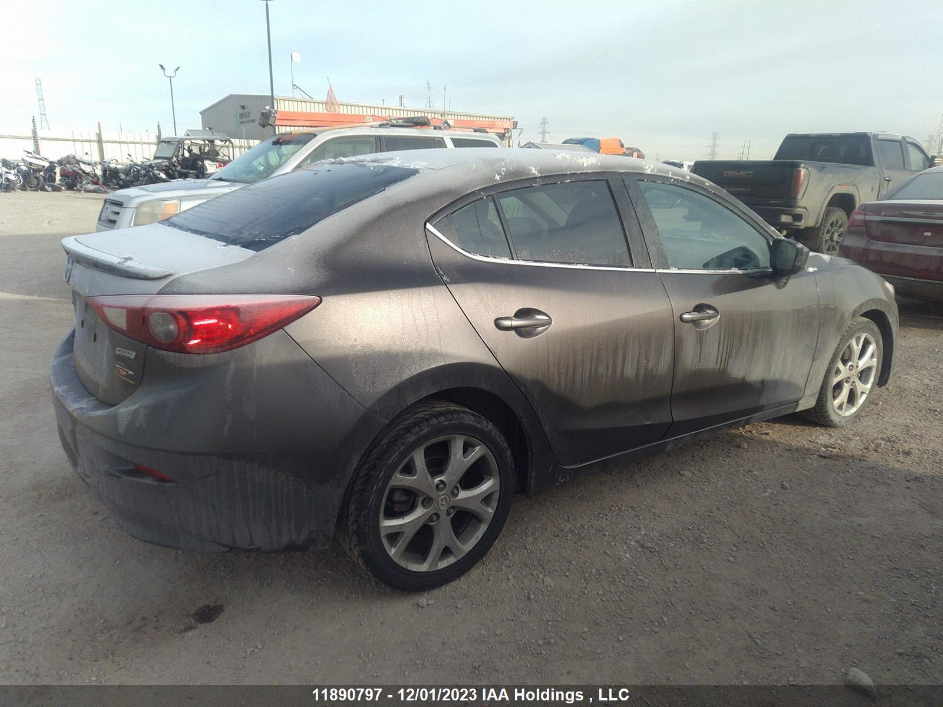 Photo 3 VIN: 3MZBM1V74EM109717 - MAZDA 3 