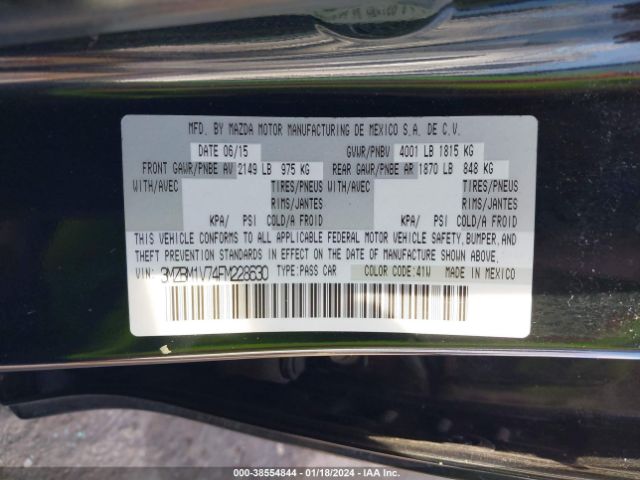 Photo 8 VIN: 3MZBM1V74FM228630 - MAZDA MAZDA3 